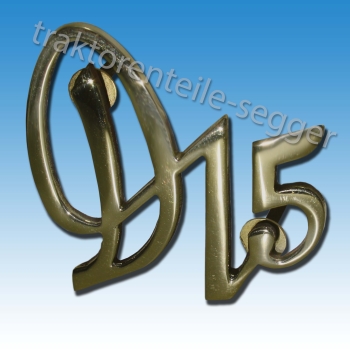 Deutz Emblem Messing D15 F1L712 D 15